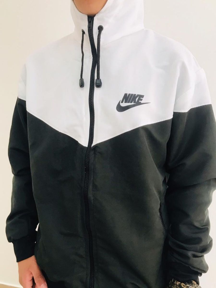 casaco branco nike