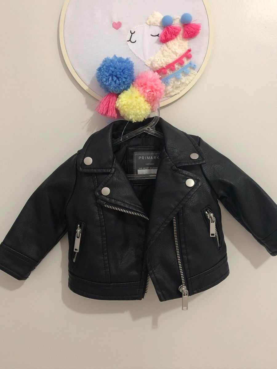 jaqueta couro bebe 1 ano