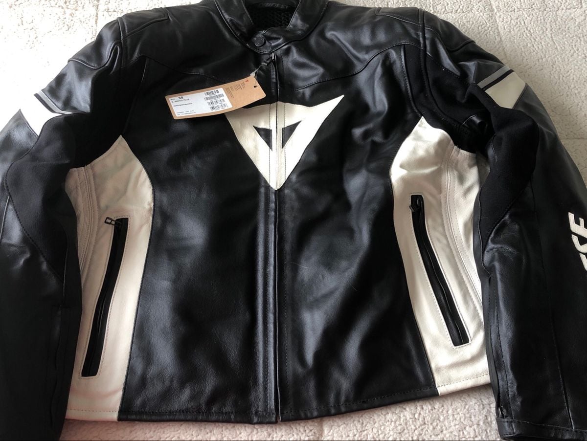 jaqueta dainese couro usada