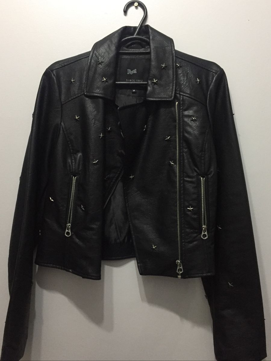 jaqueta de couro eco