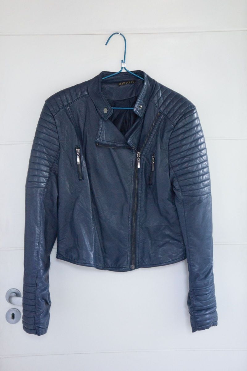 jaqueta de couro ecologico