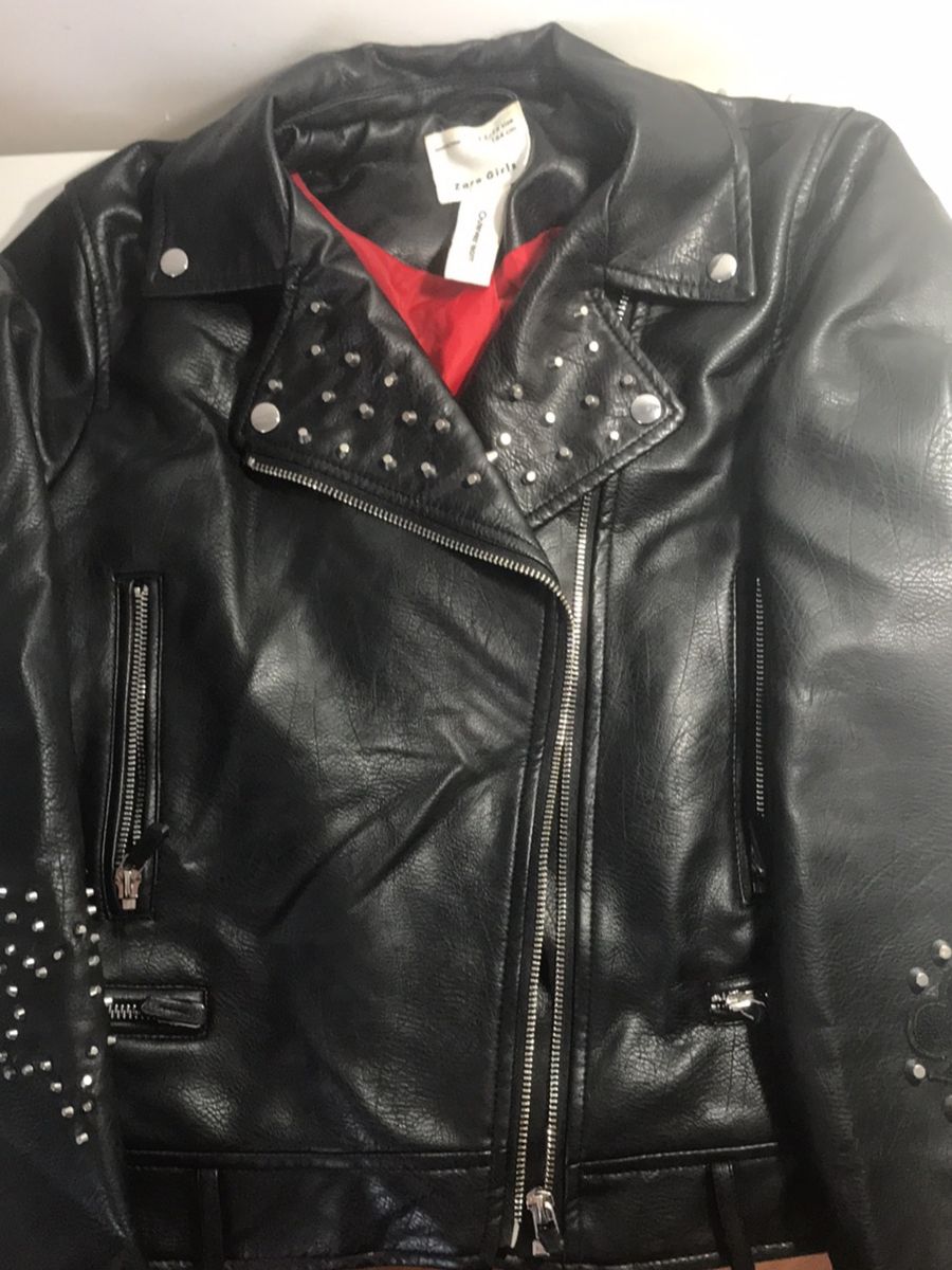 jaqueta infantil couro ecologico