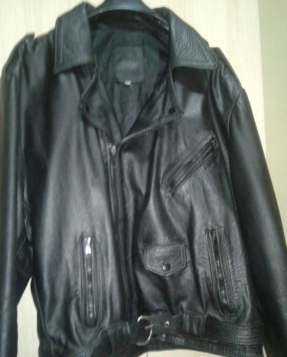 jaqueta de couro ellus masculina