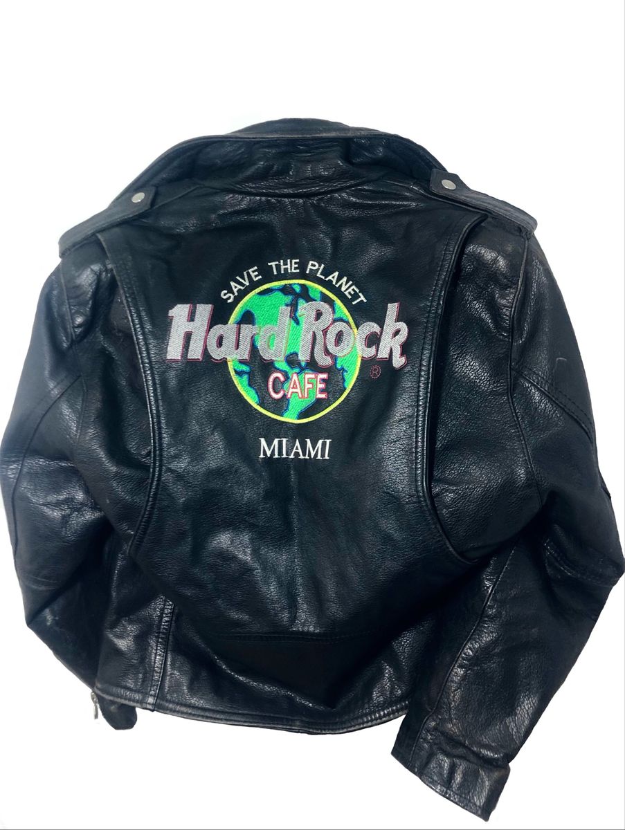 Jaqueta de couro cheap hard rock