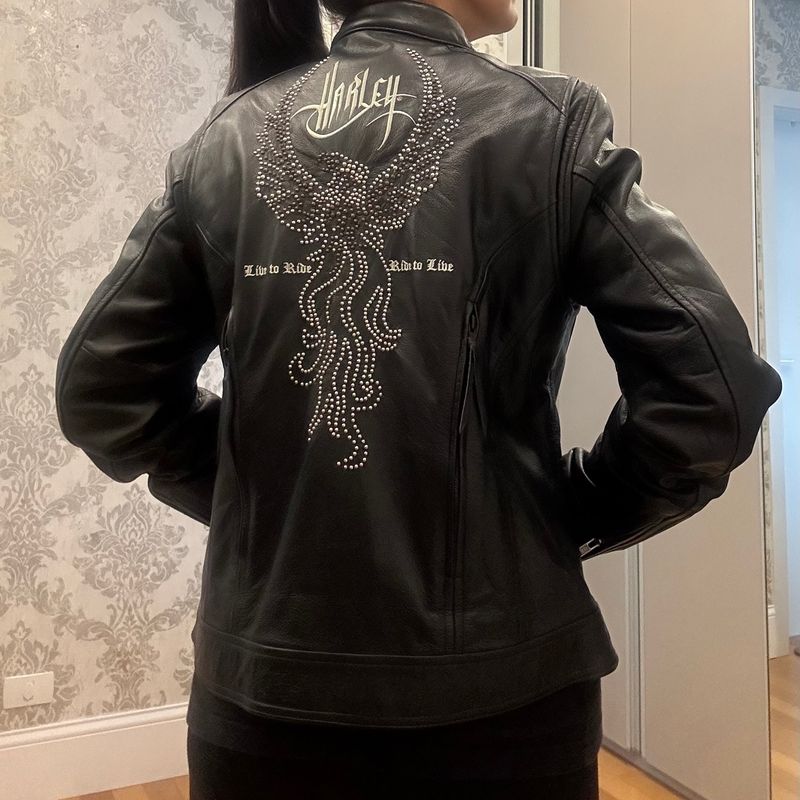 Jaqueta Masculina Jaqueta Couro Feminina Harley Davidson Jaqueta