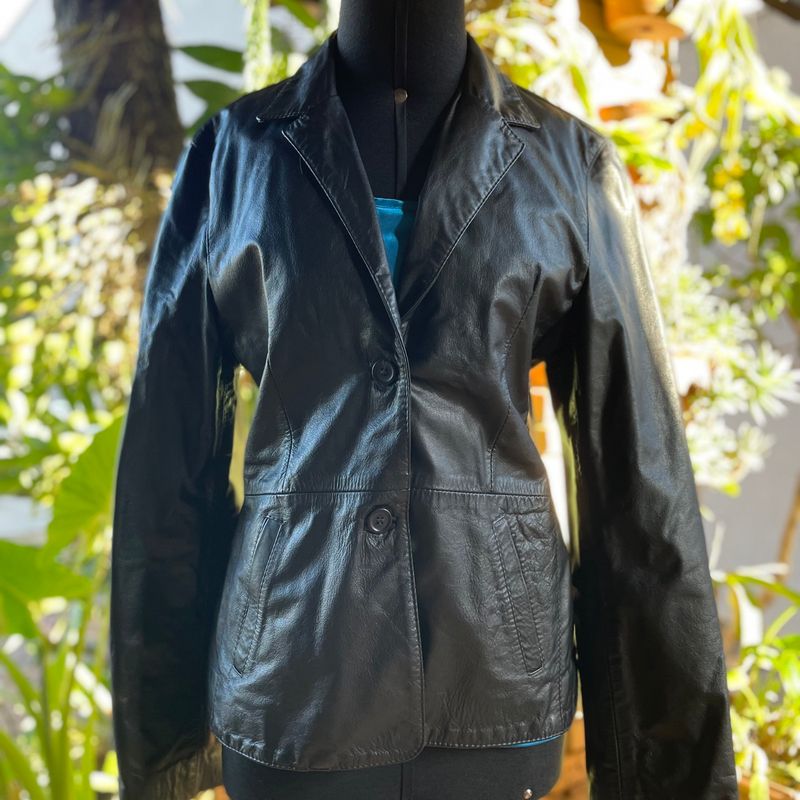 Jaqueta Couro Legítimo Sbs Cia Do Couro Usado 102594729 enjoei