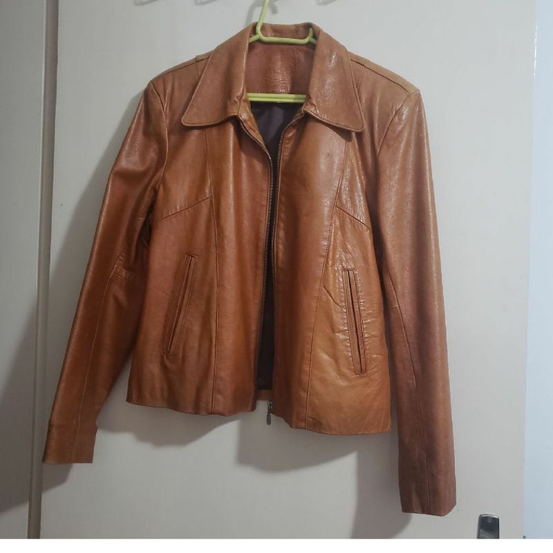 Jaqueta Couro Legitimo Blusa Feminina Rio-Sul Usado 66359060