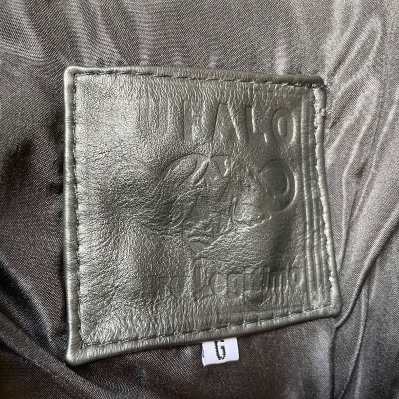 Jaqueta Couro Legítimo Colete Feminino Búfalo Couro Legítimo Usado  82872577 enjoei