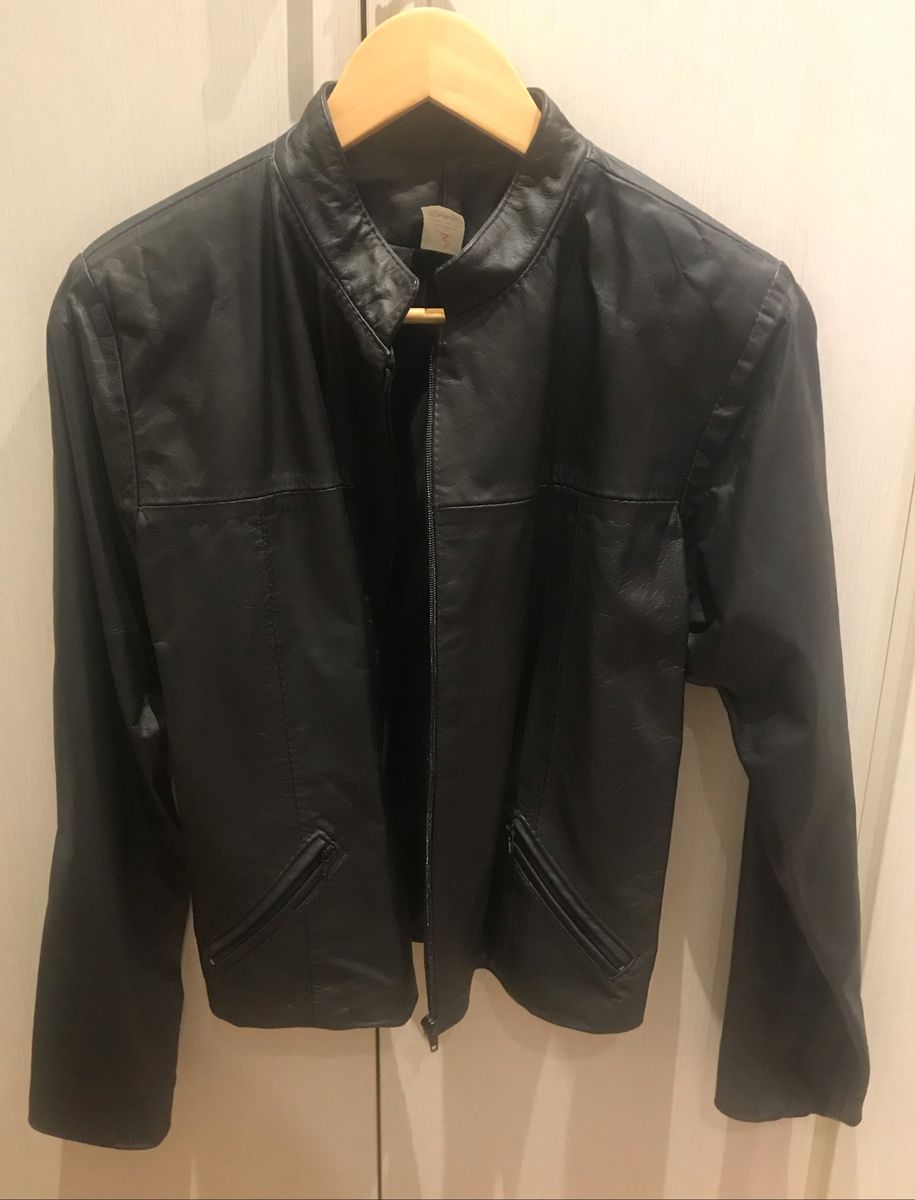 jaqueta couro legitimo feminina