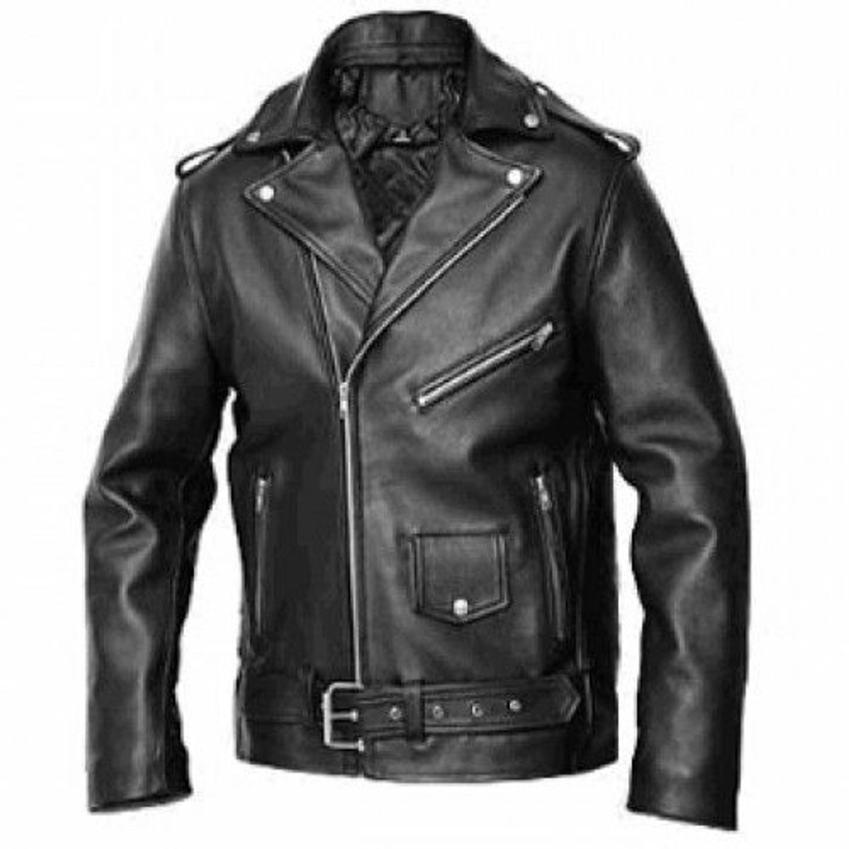 Jaqueta Couro Legitimo Moto Masculina | Casaco Masculino Bufalo Couros