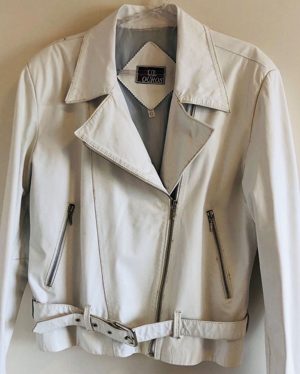 jaqueta de couro feminina enjoei