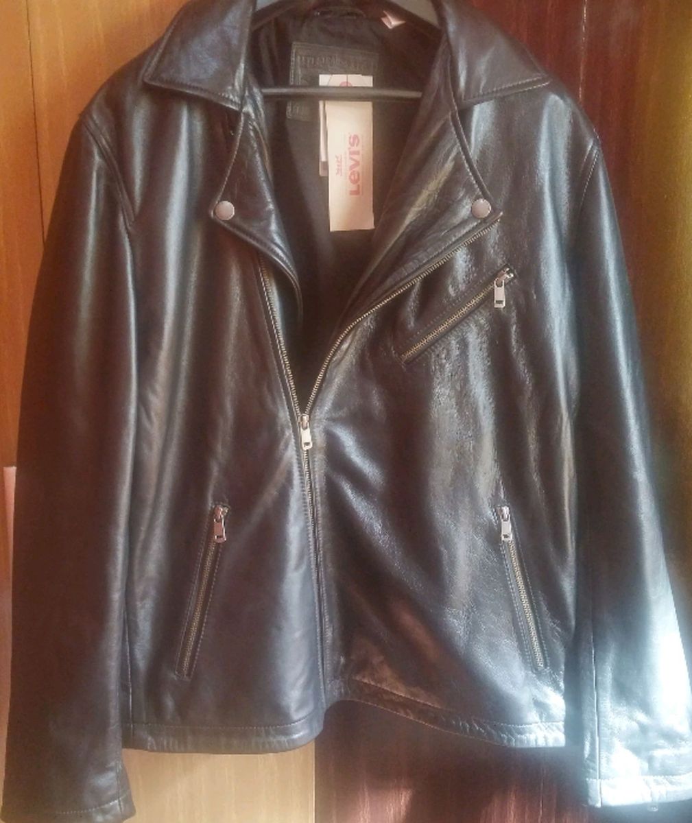 jaqueta couro levis