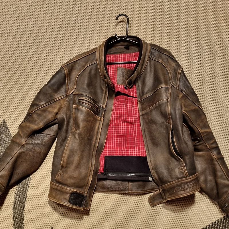 Jaqueta Couro Marrom Riffel Masculina Tam M Casaco Masculino Riffel Usado  100864053 enjoei