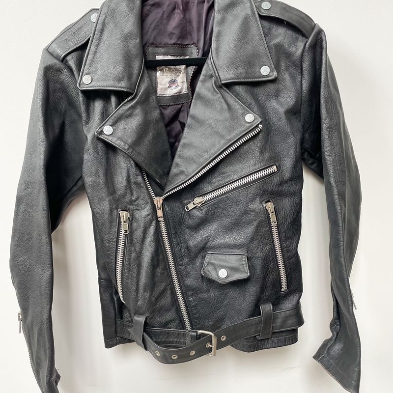 Jaqueta Couro Natural Perfecto Casaco Masculino Bunny'S Usado