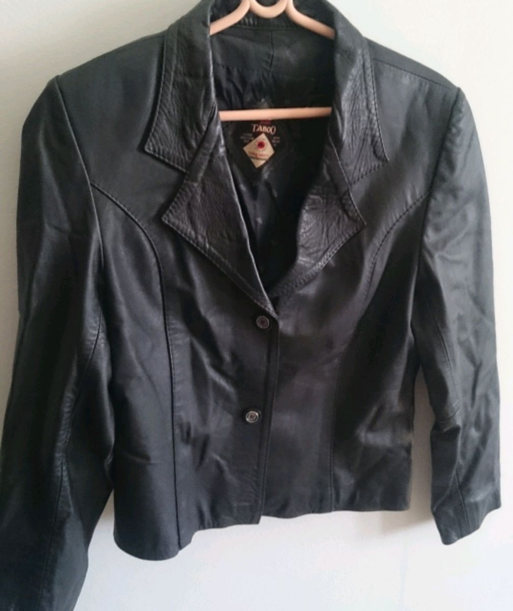 jaqueta de couro taboo