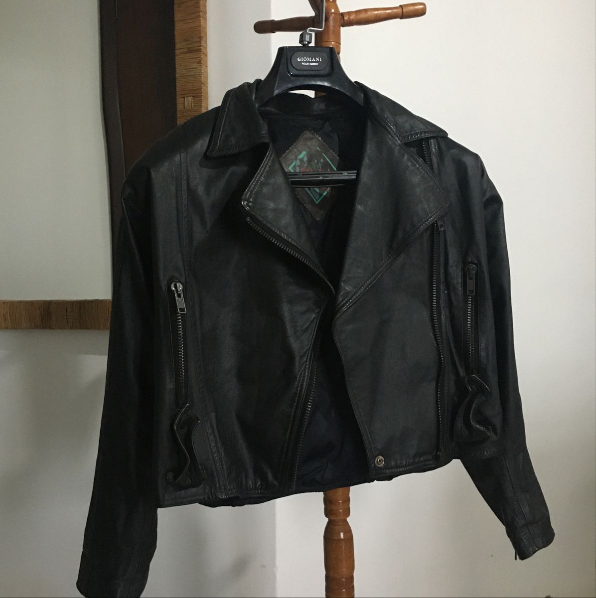 jaqueta de couro original
