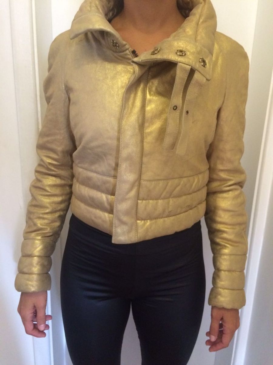 jaqueta de couro osklen