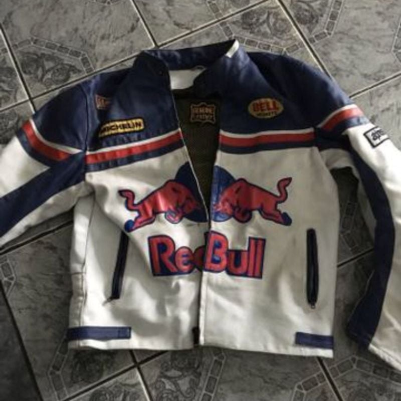 Jaqueta Couro Red Bull Roupa Esportiva Masculino Red Bull Usado 31016761  enjoei