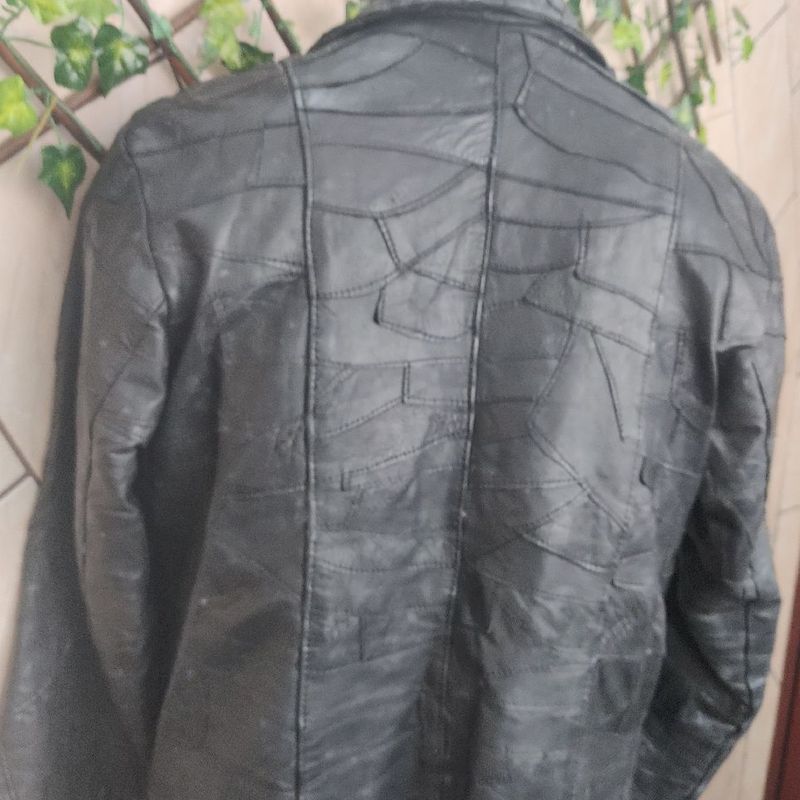 Jaqueta Couro Retalhos Pelica Susy Casaco Feminino Susy Usado 96756920  enjoei