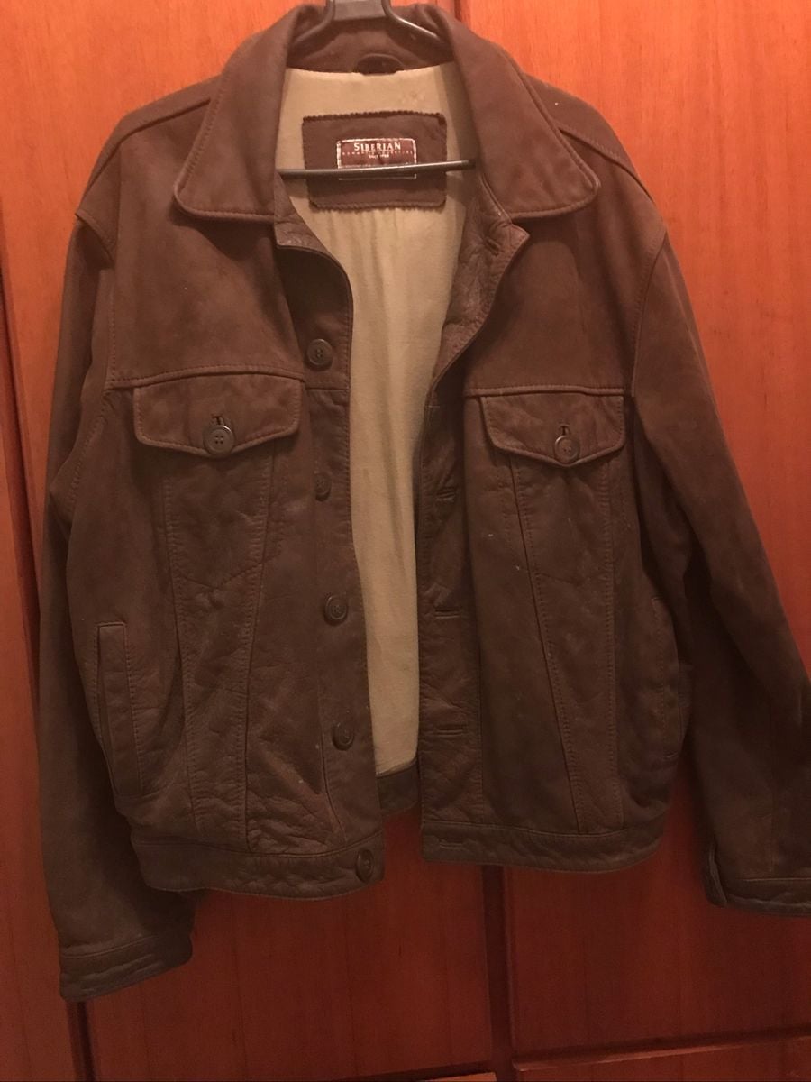 jaqueta de couro siberian