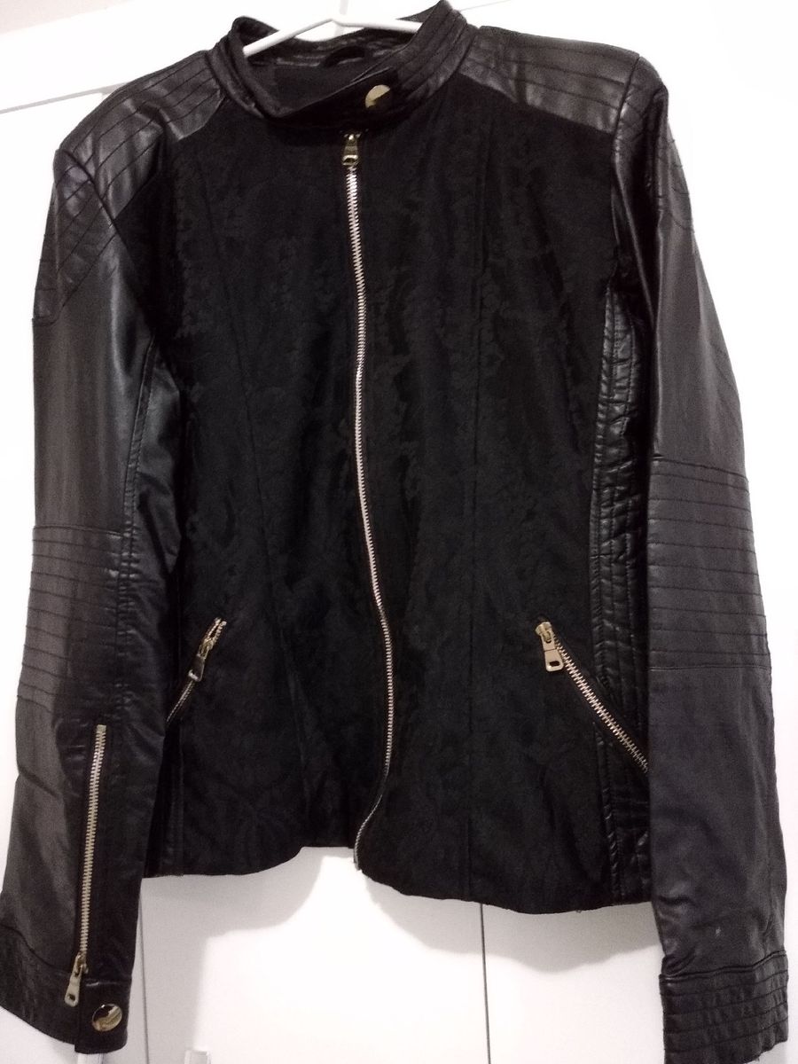 jaqueta couro feminina dafiti