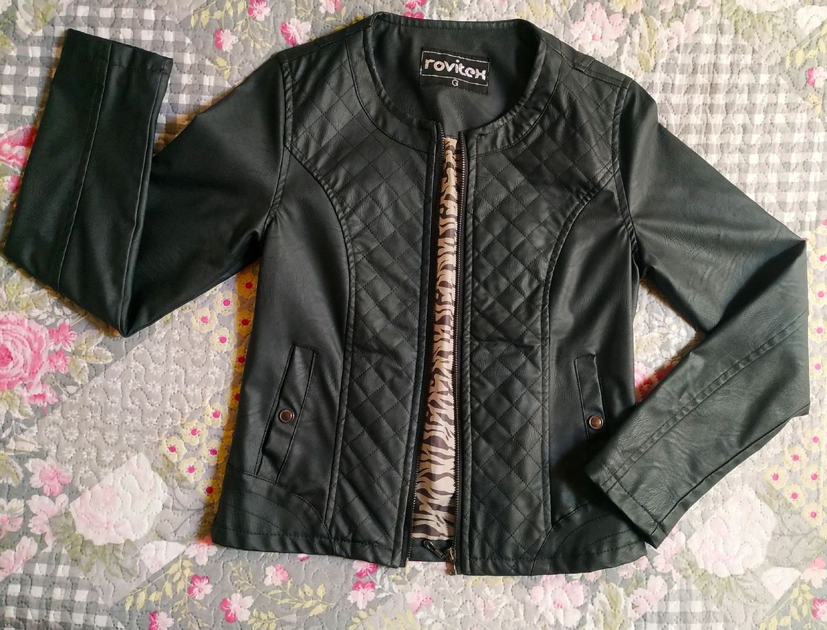jaqueta rovitex couro