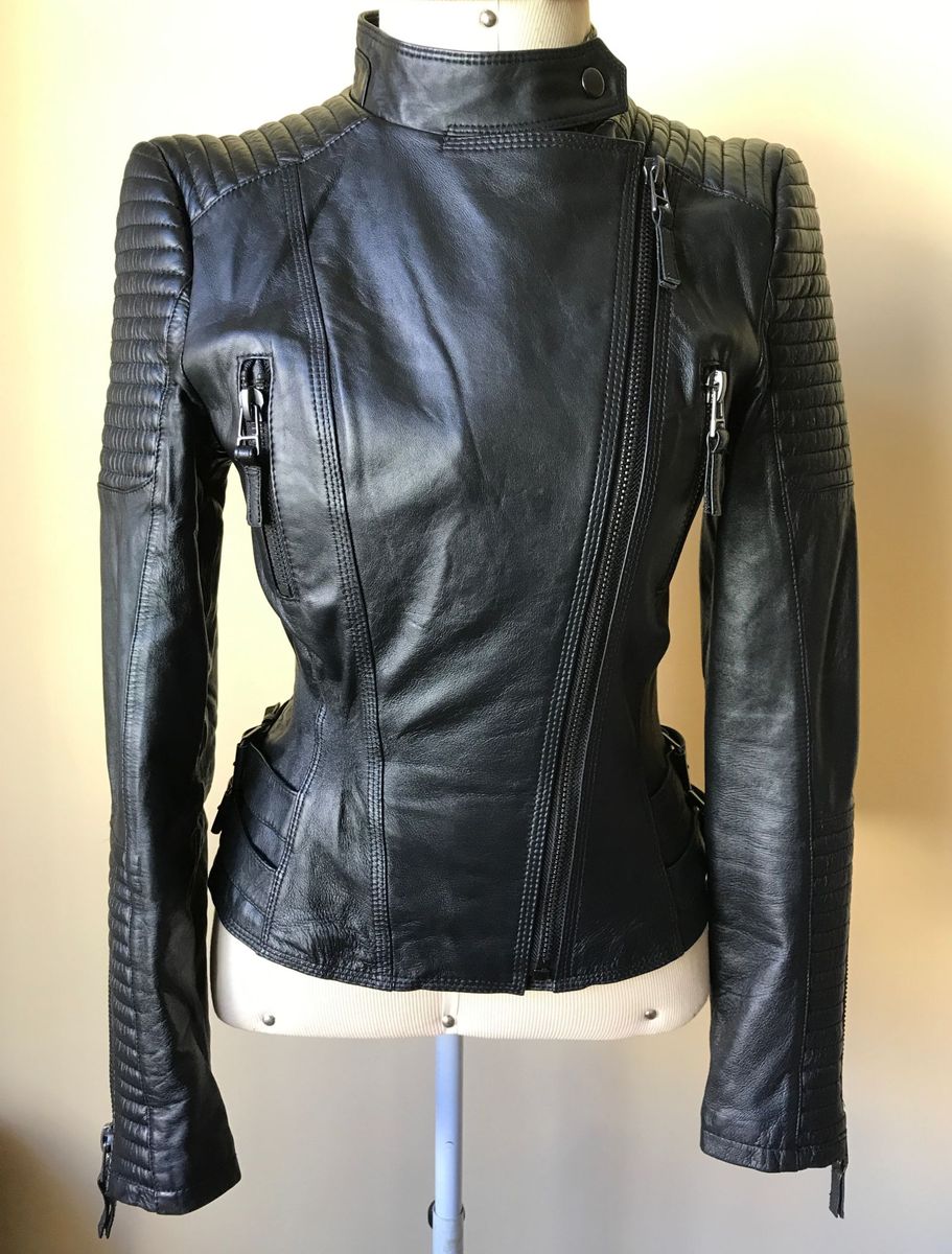 jaqueta de couro feminina enjoei