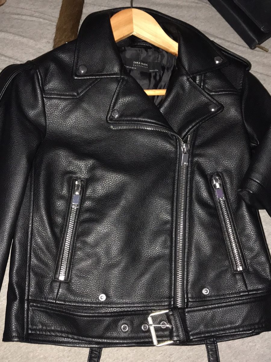 jaqueta de couro feminina enjoei