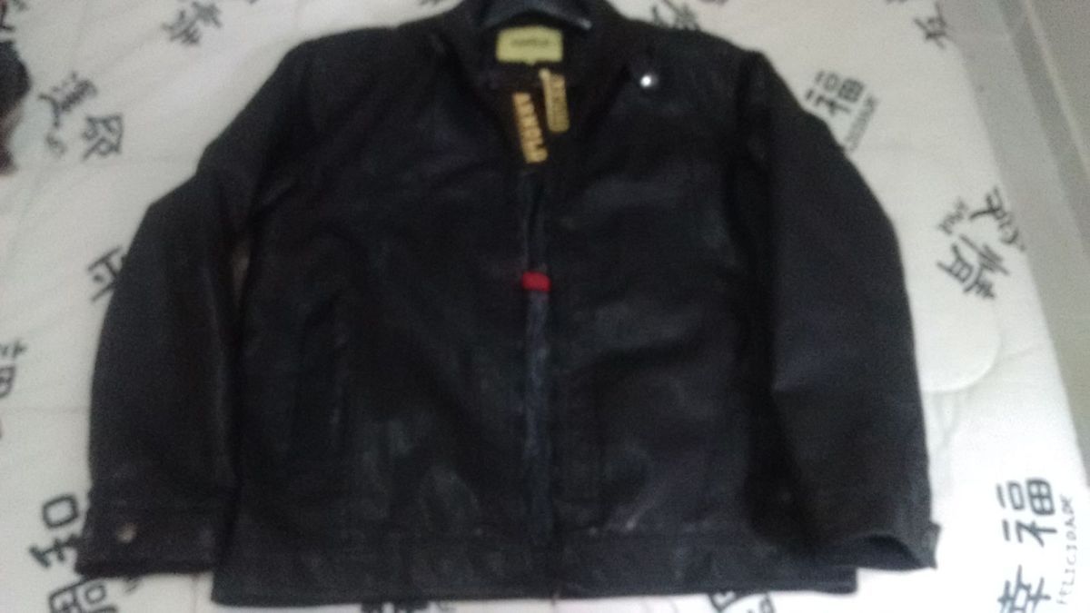 jaqueta de couro arnold