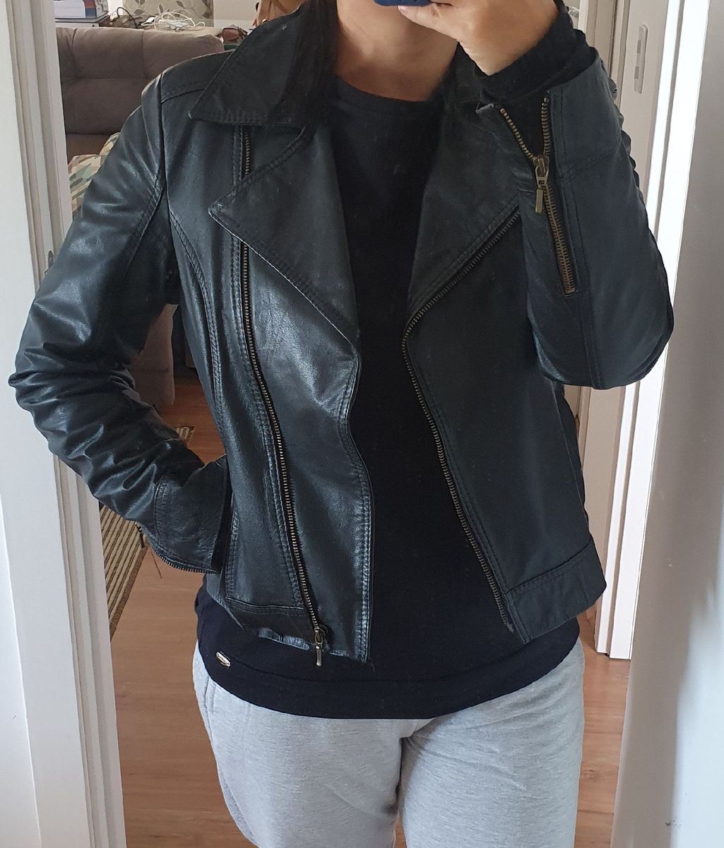 jaqueta de couro serra gaucha