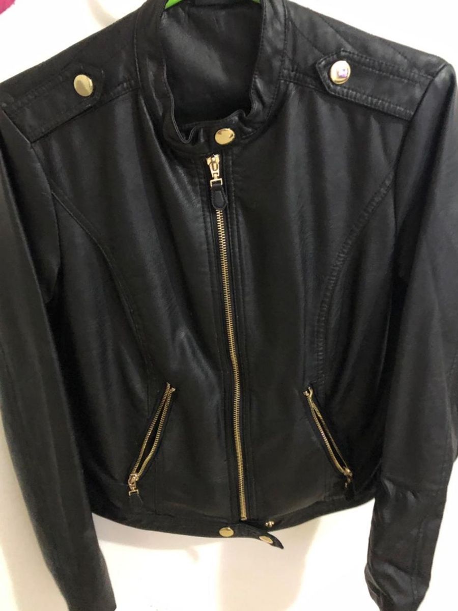 jaqueta couro malwee