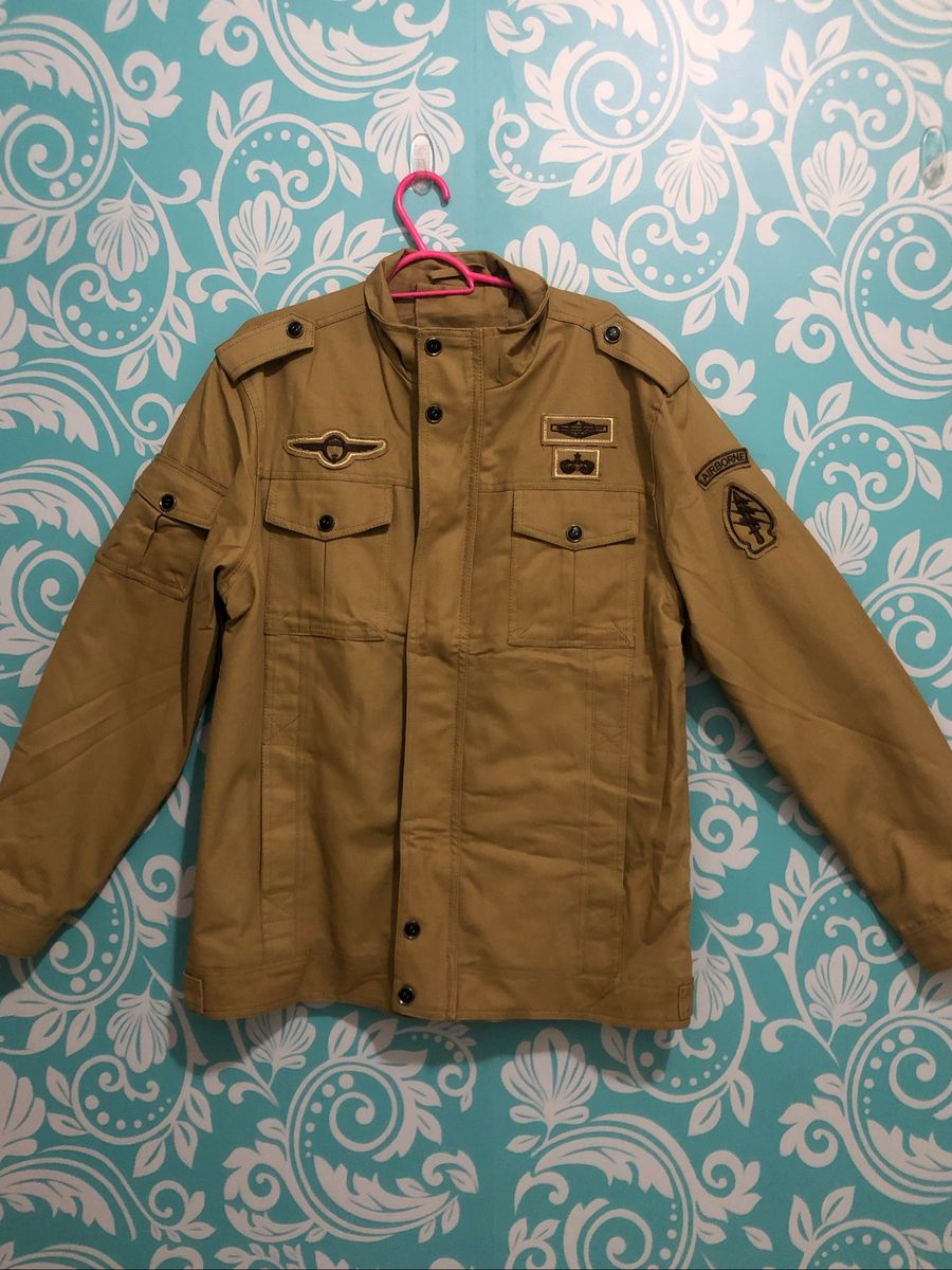 casaco de brim masculino