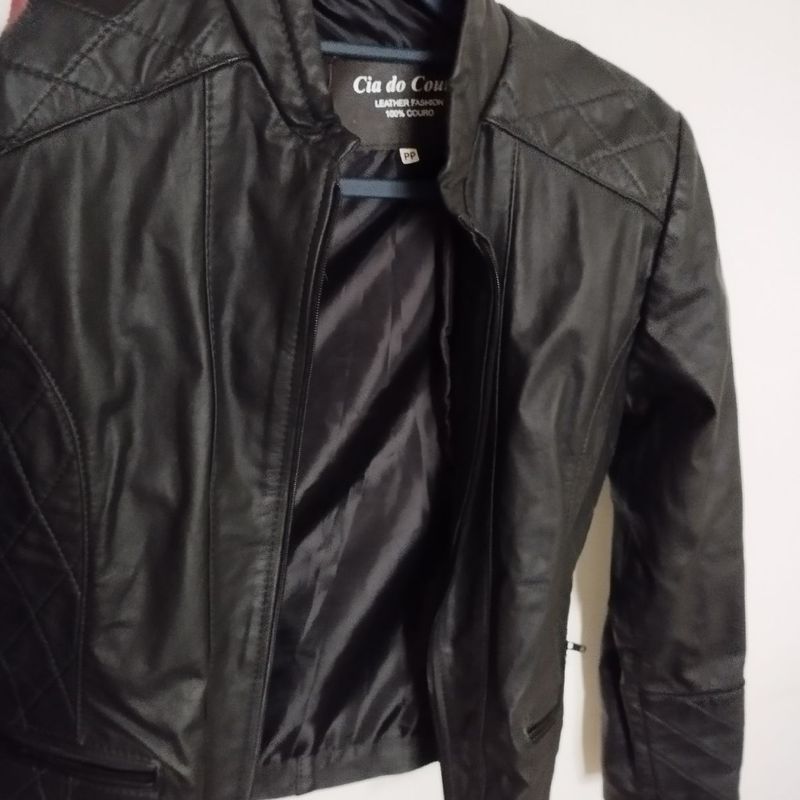 Jaqueta de Couro Cia Do Couro Usado 106115307 enjoei