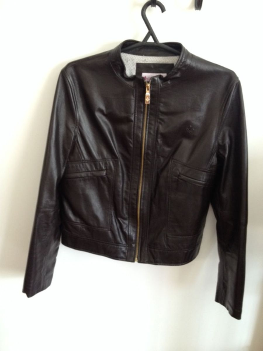 jaqueta couro dudalina