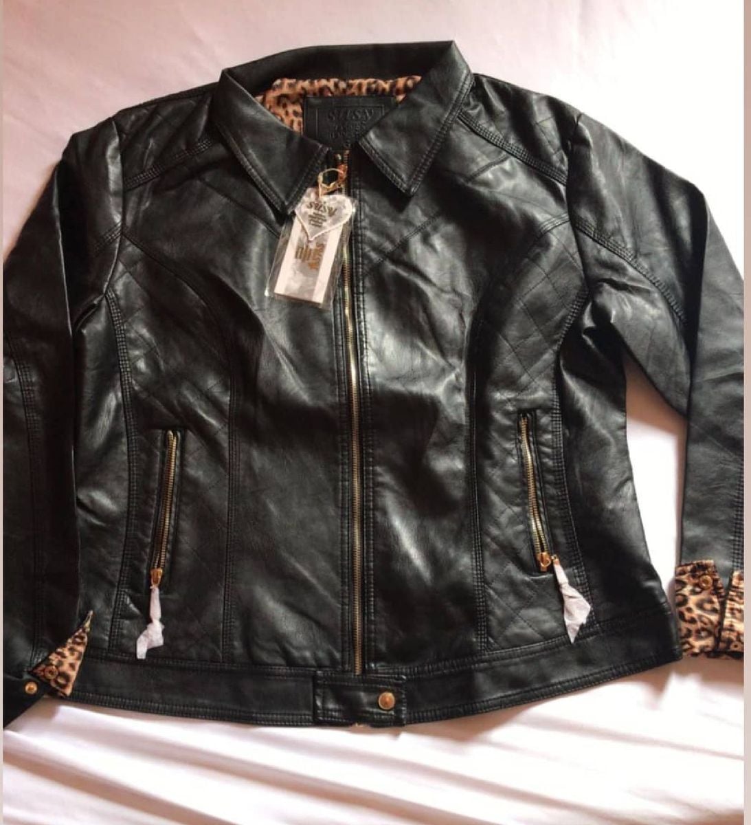 jaqueta de couro susy