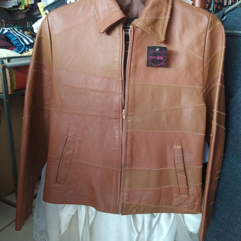 Jaqueta de Couro Cia Do Couro Usado 97478988 enjoei