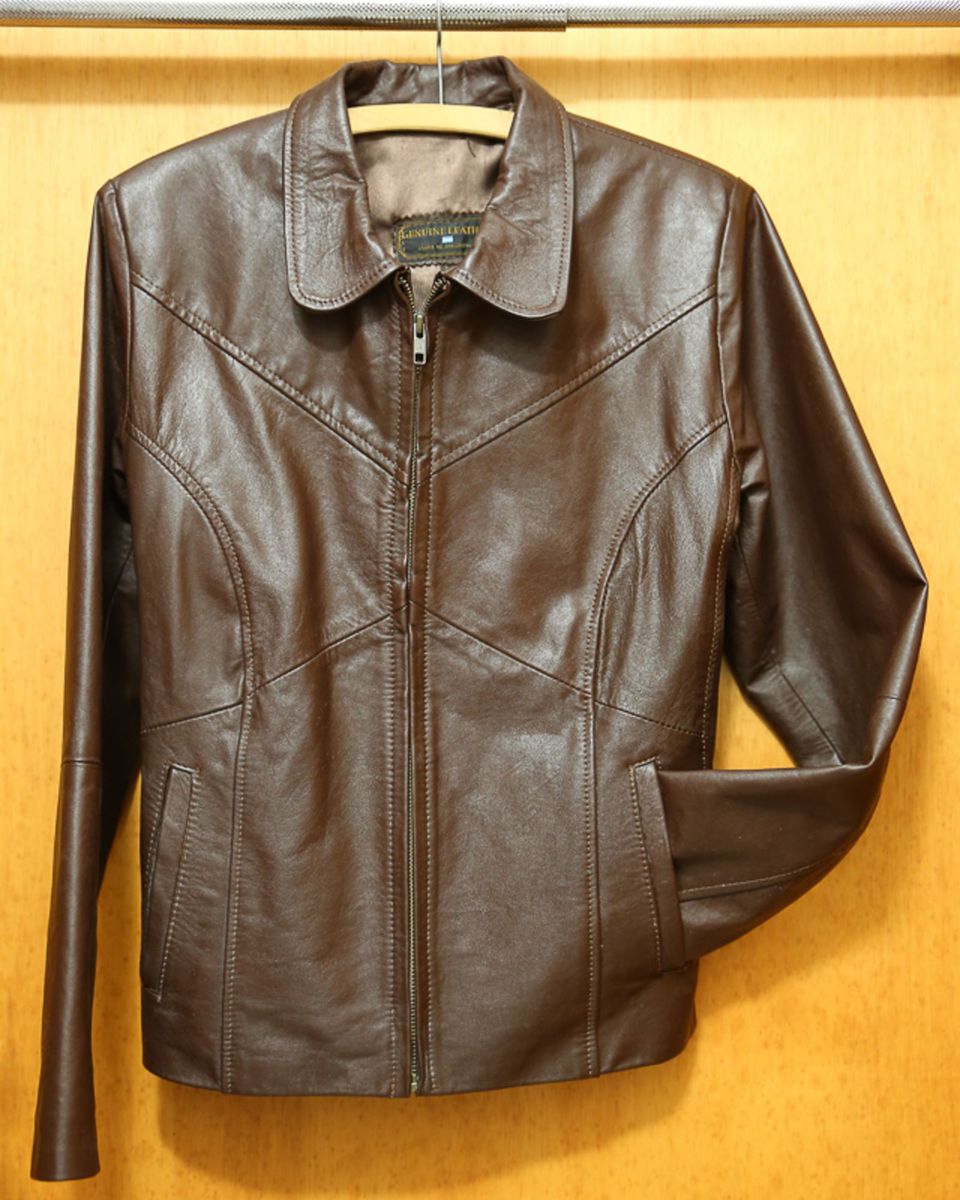 jaqueta de couro argentino