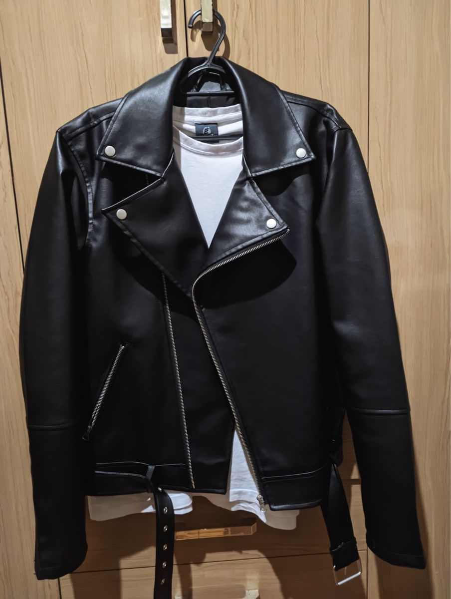 Jaqueta Couro Negan Jaqueta De Couro Sintético Biker Negan
