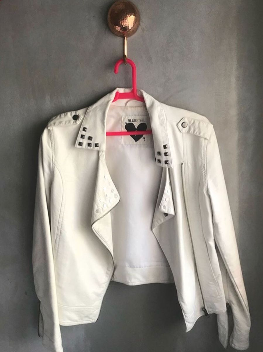 jaqueta branca renner