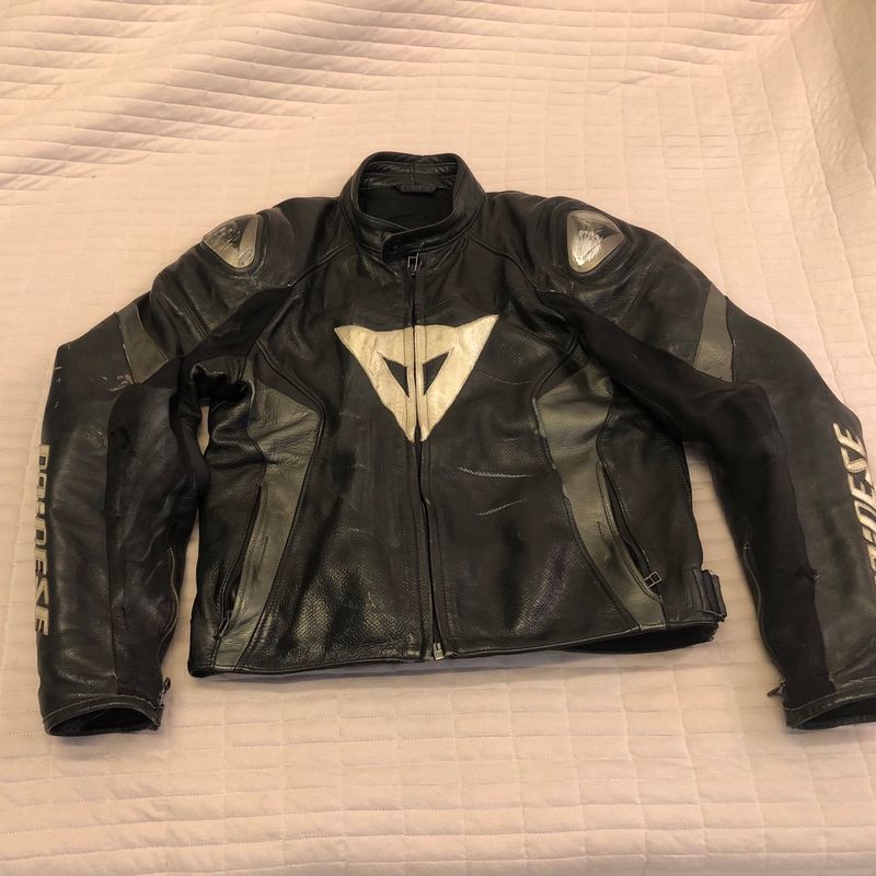 HOT Jaqueta De Couro Masculina Dainese Jaqueta De Couro