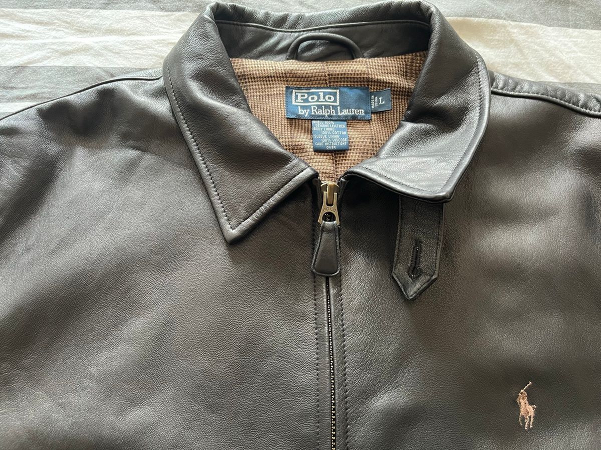 CWU型　leather SPORT jacket 激レア　POLO