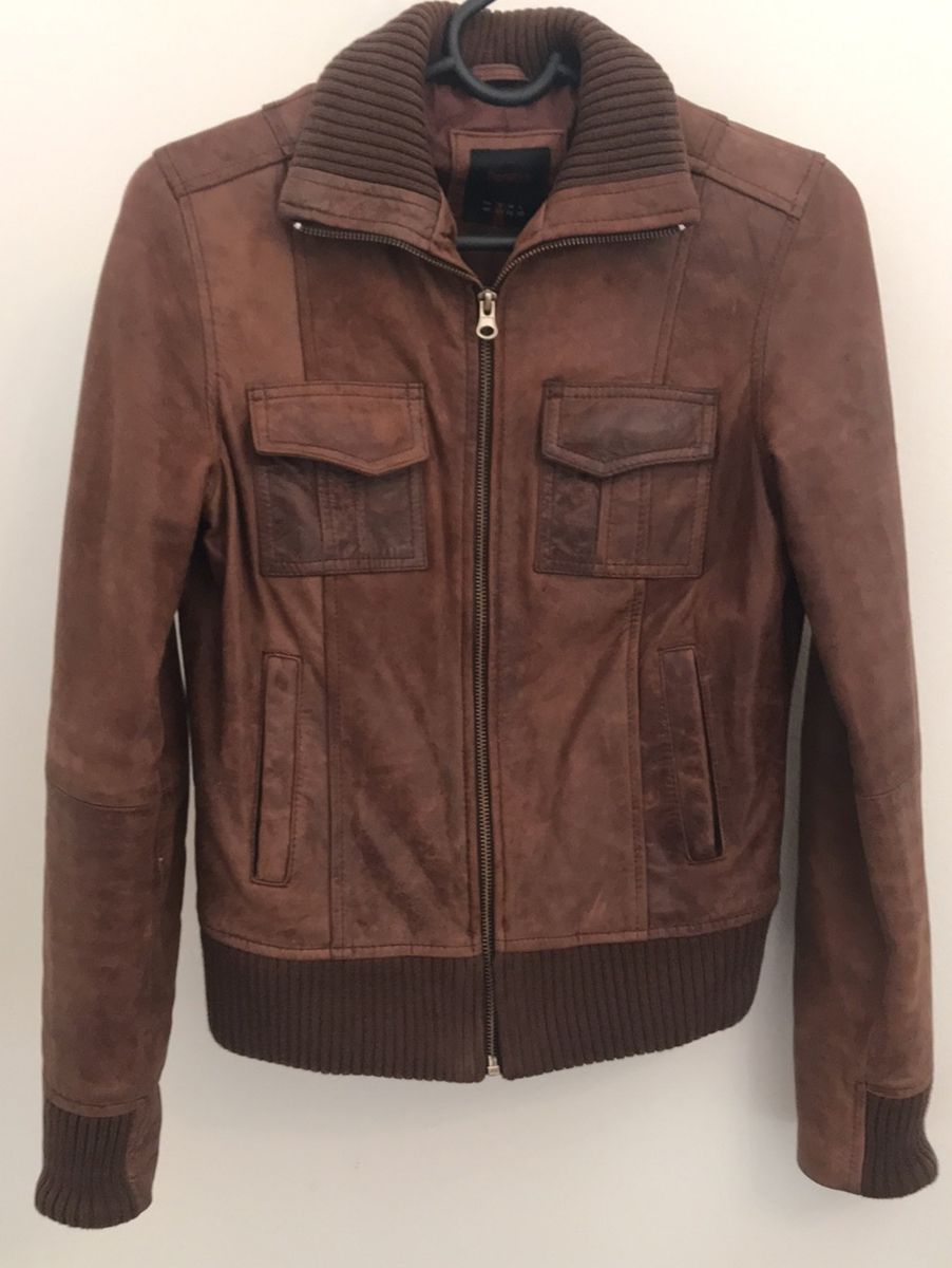 jaqueta estilo aviador