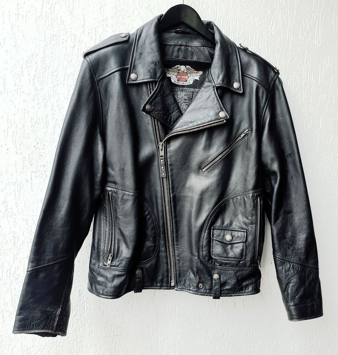 jaquetas de couro harley