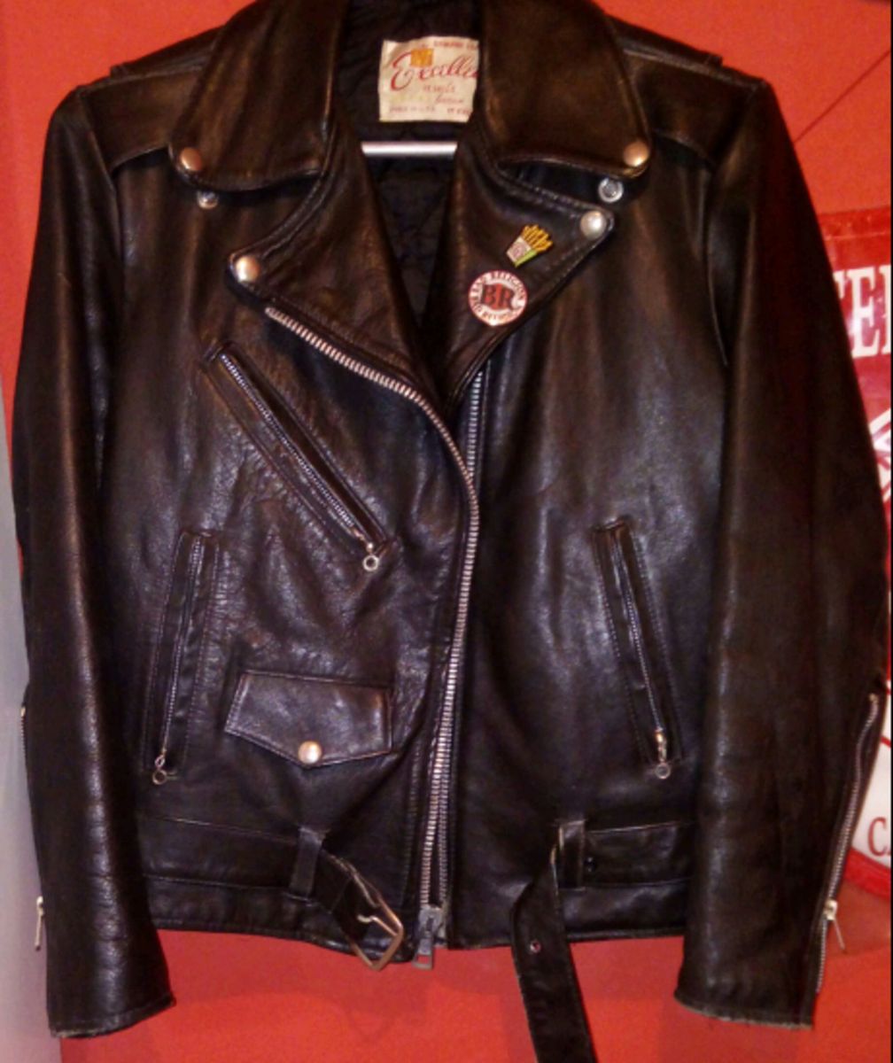 jaqueta de couro importada masculina