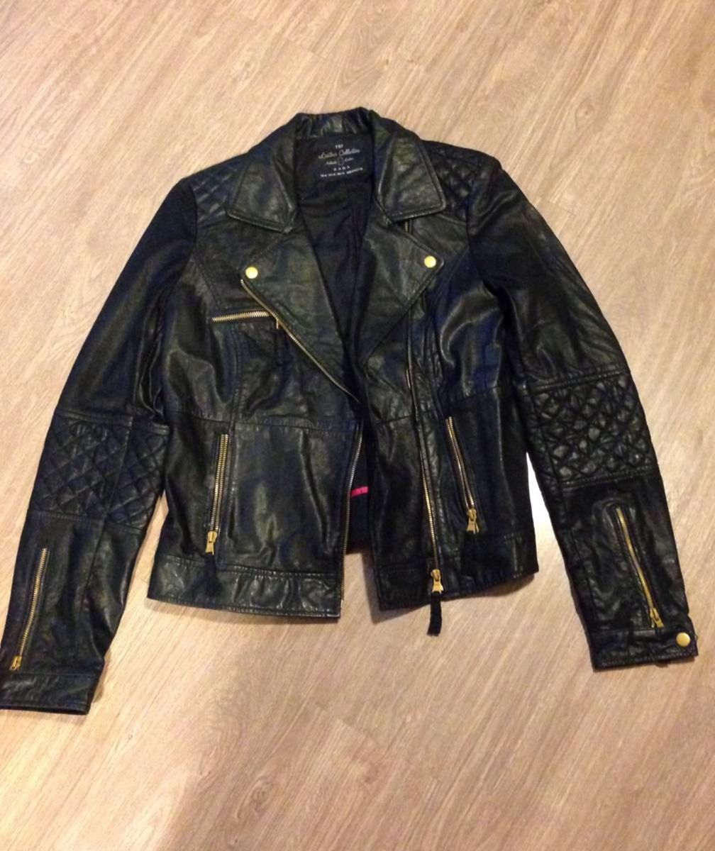 jaqueta de couro feminina legitima