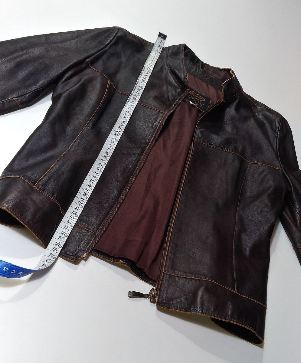 jaqueta de couro bannypel