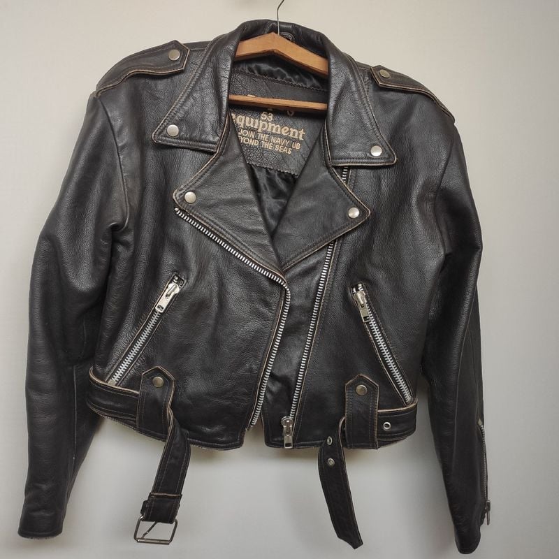 Jaqueta de Couro Legítimo Bunny's Preta Tamanho M Casaco Feminino Bunny's  Usado 107294190 enjoei