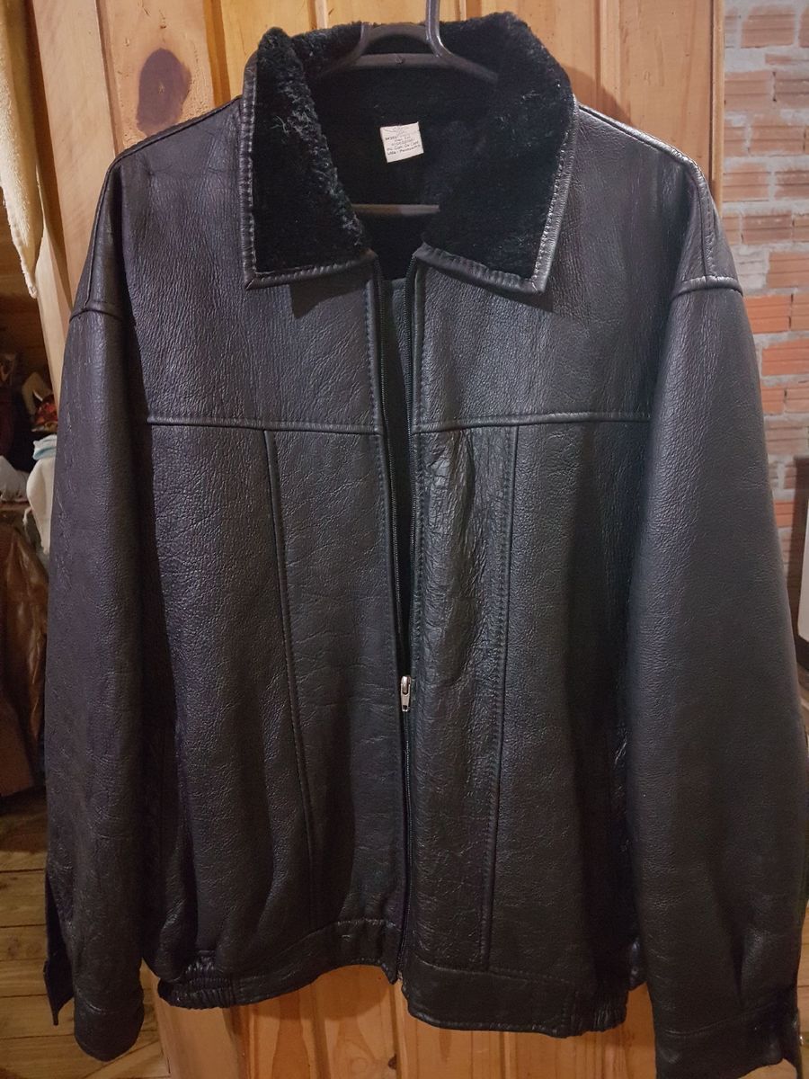 jaqueta de couro com pelo dentro