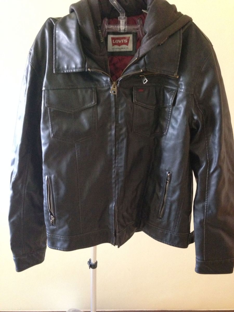 jaqueta couro levis