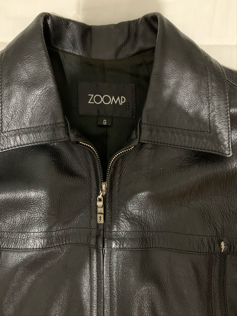 jaqueta de couro zoomp